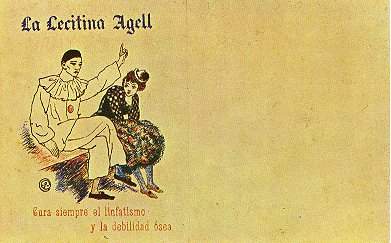 Advertisement for ‘Lecitina Agell’ — Пабло Пикассо