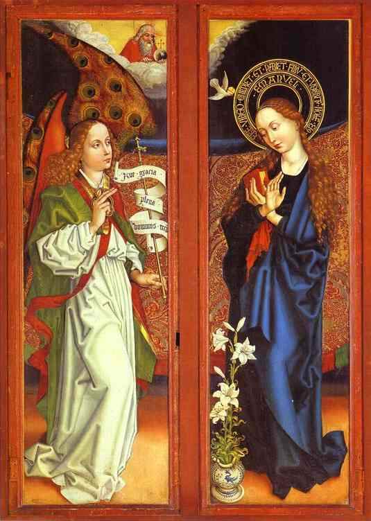 Annunciation — Леонардо да Винчи
