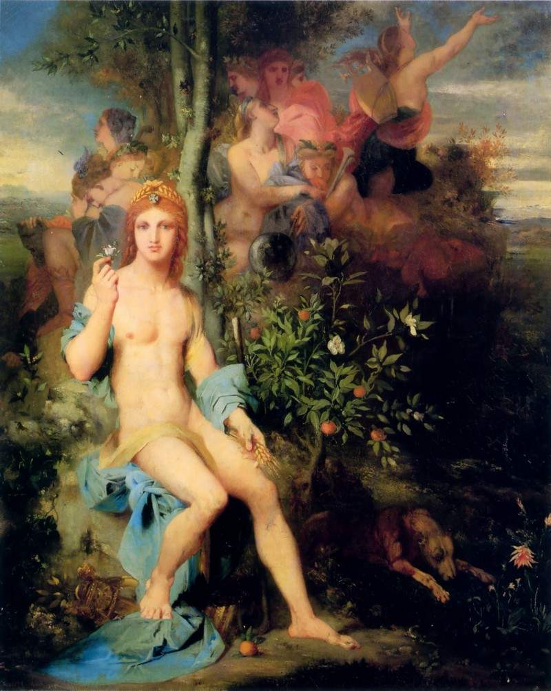 Apollo and The Nine Muses — Гюстав Моро
