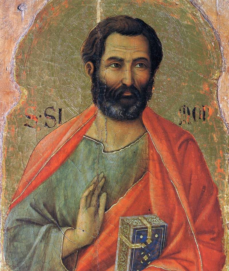 Apostle Simon — Дуччо