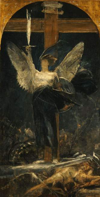 Archangel, study for the Foundation of Faith — Николаос Гизис