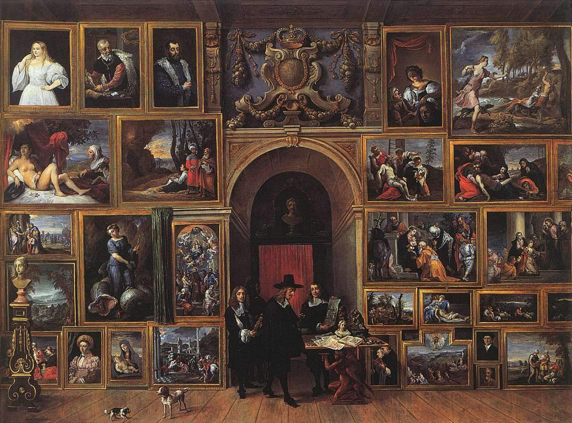 Archduke Leopold Wilhelm of Austria in his Gallery — Давид Тенирс Младший