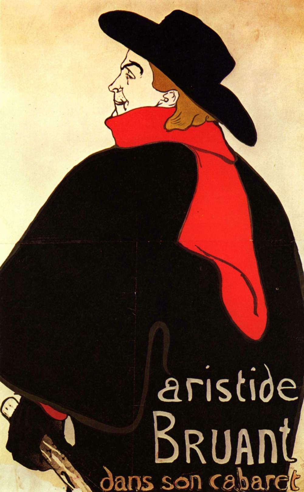 Aristide Bruant in his cabaret — Анри де Тулуз-Лотрек