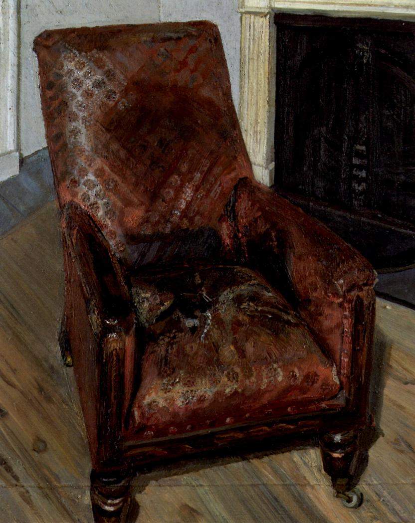 Кресло у камина — Люсьен Фрейд