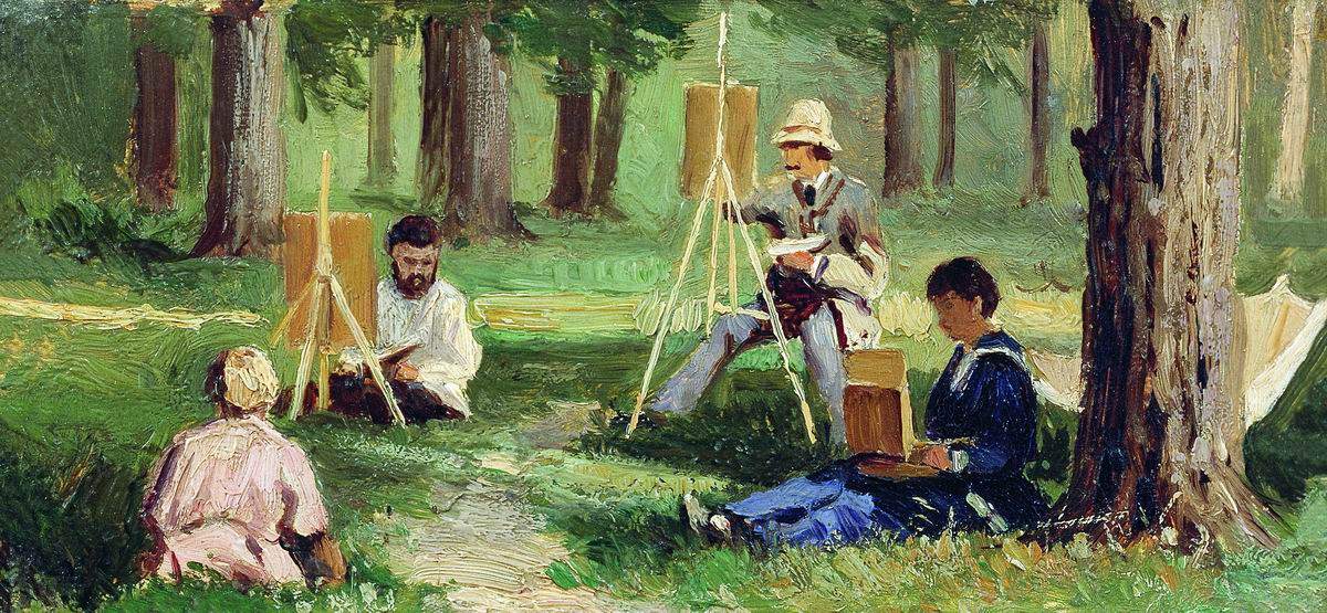 Artists in the Open Air — Ефим Волков