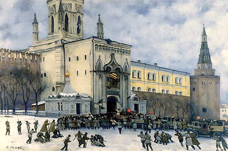 Assault on the Kremlin in 1917 — Константин Юон