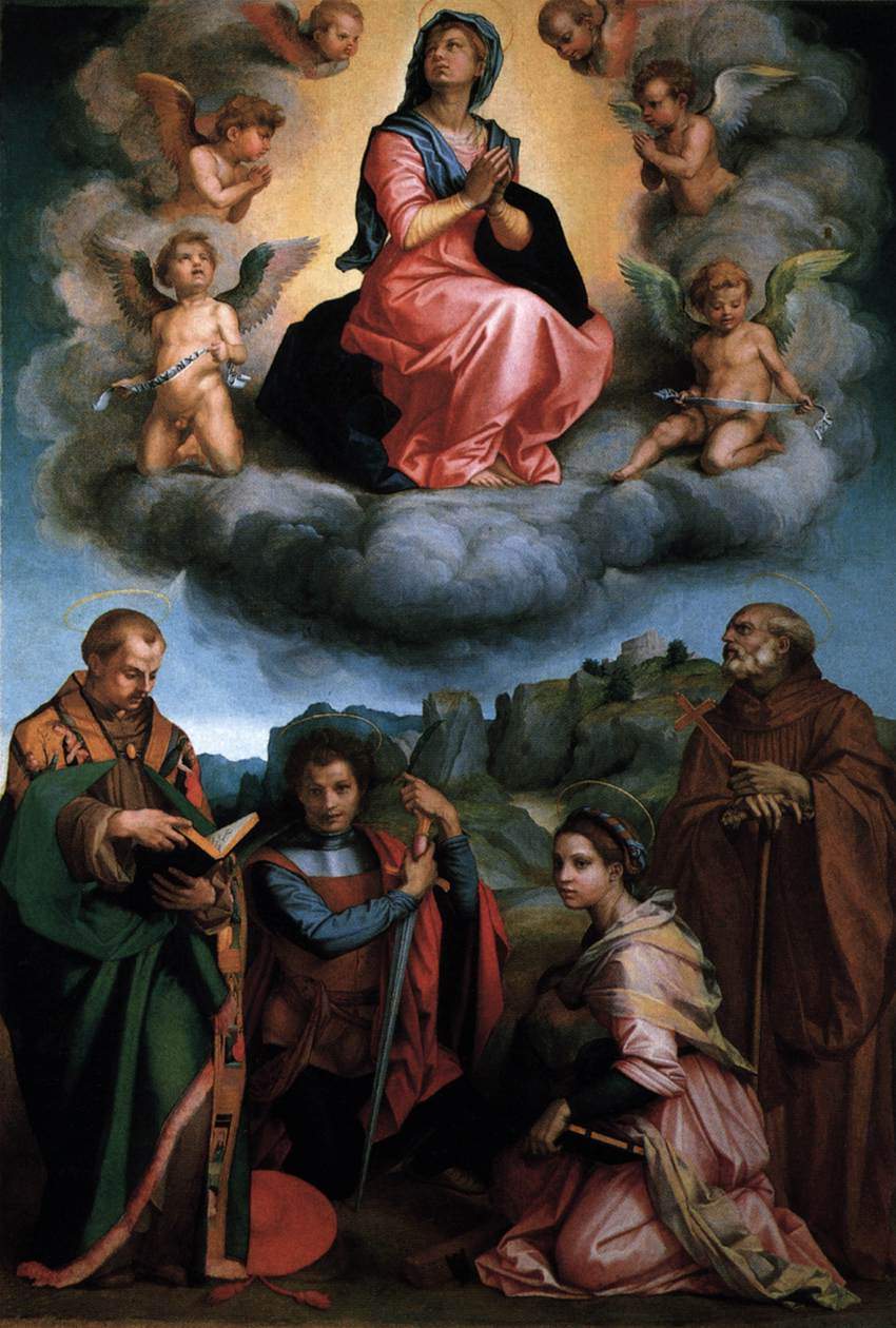 Assumption of the Virgin — Андреа дель Сарто