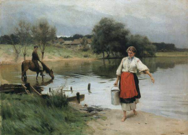 At the River — Николай Пимоненко