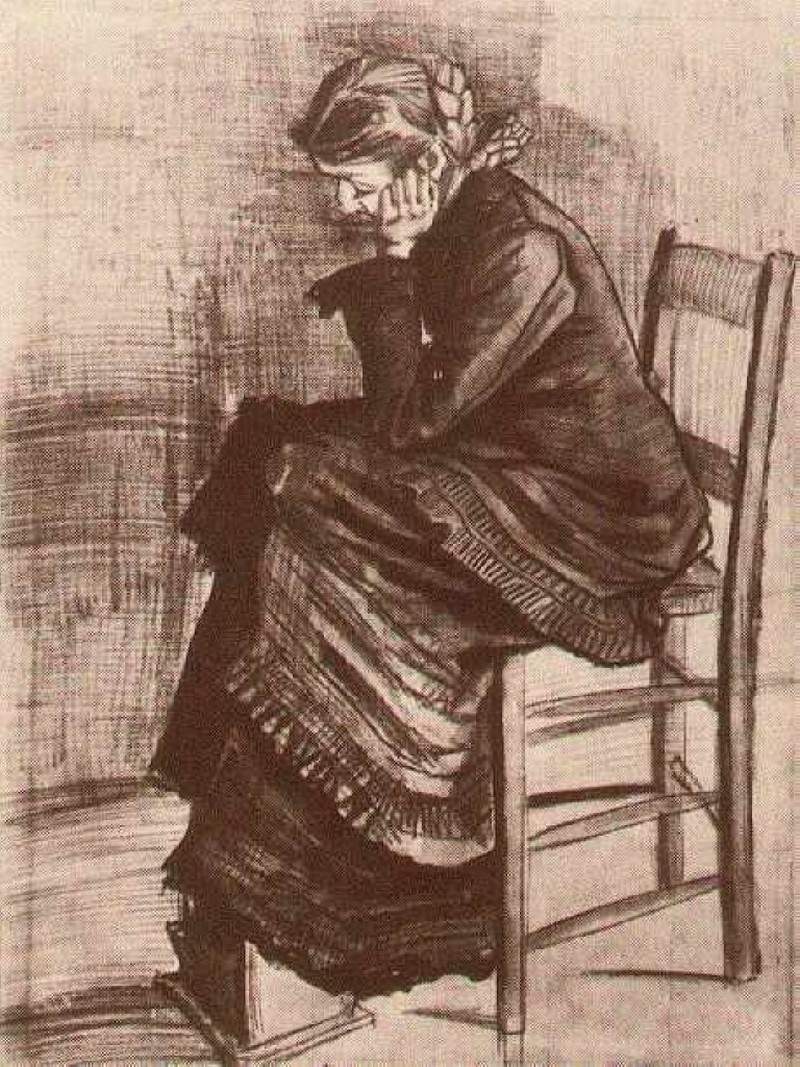 Bent Figure of a Woman — Винсент Ван Гог