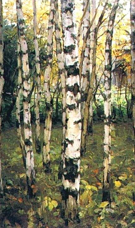 Birches. Petrovskoye — Константин Юон