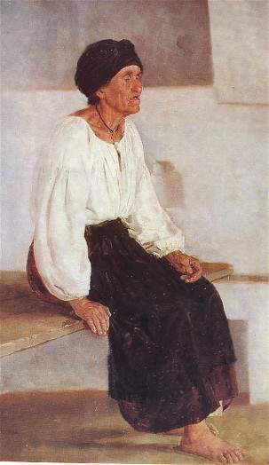Blind Old Woman — Николай Пимоненко