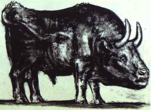 Bull (plate II) — Пабло Пикассо