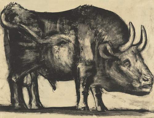 Bull (plate III) — Пабло Пикассо