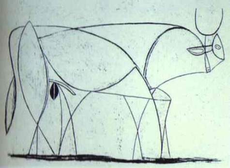 Bull (plate IX) — Пабло Пикассо