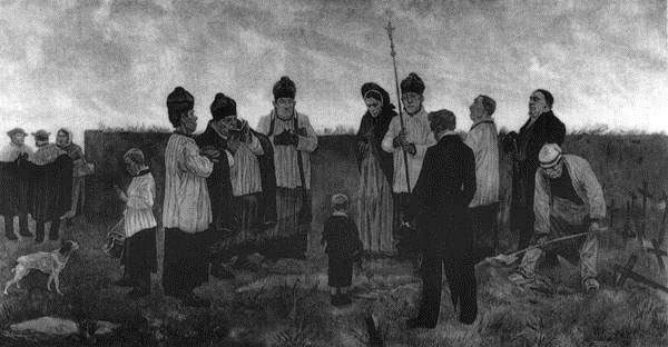 Burial in the Walloon Country — Фелисьен Ропс