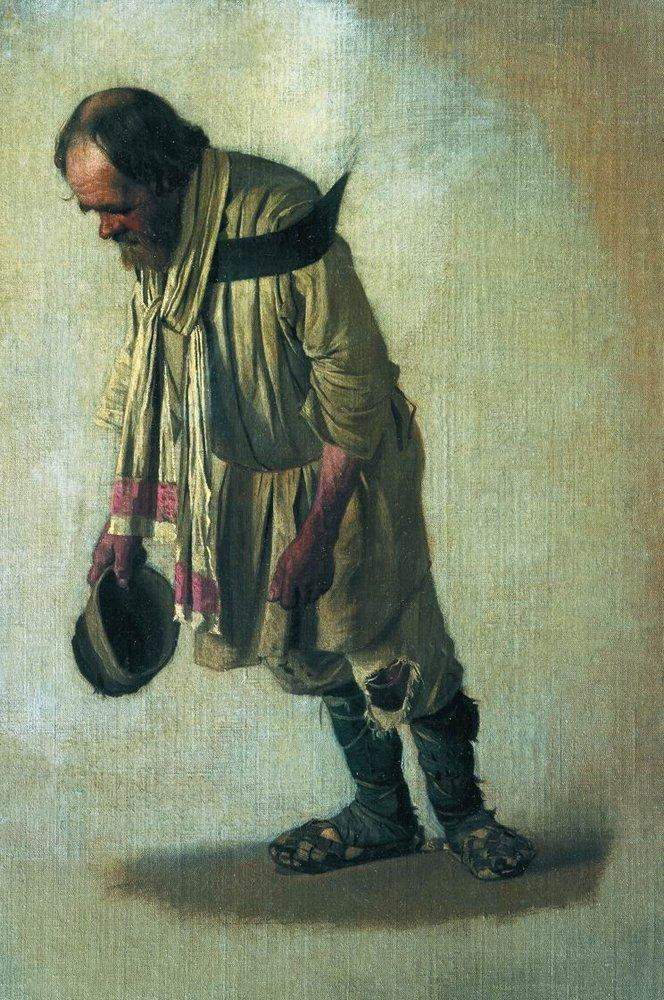 Burlak with the cap in his hand — Василий Верещагин