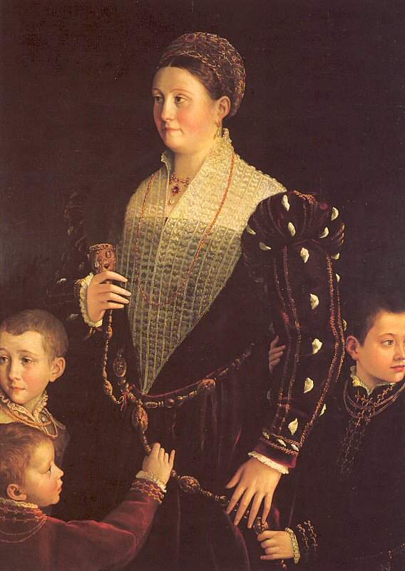 Camilla Gonzaga with Her Three Sons — Пармиджанино