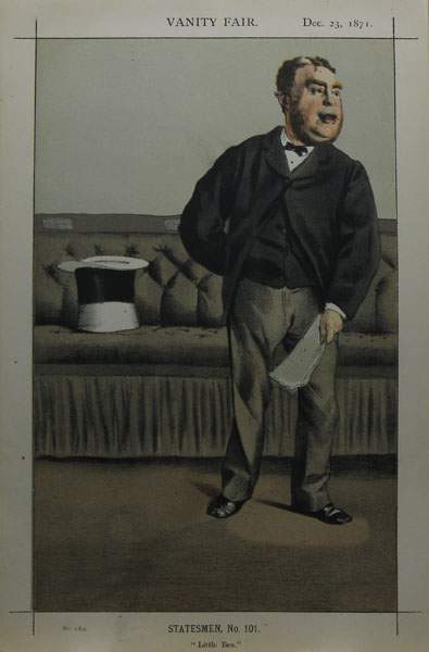 Caricature of George Cavendish Bentinck — Джеймс Тиссо