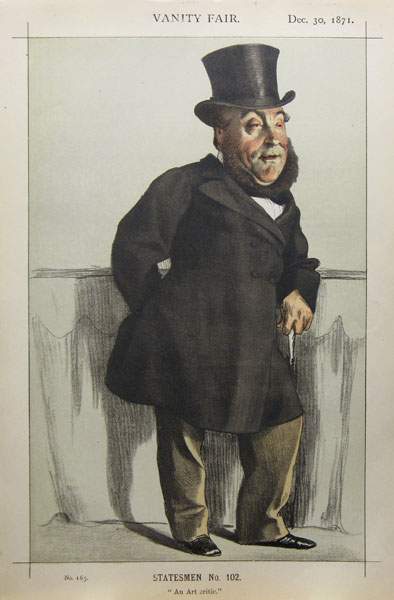 Caricature of William Henry Gregory — Джеймс Тиссо