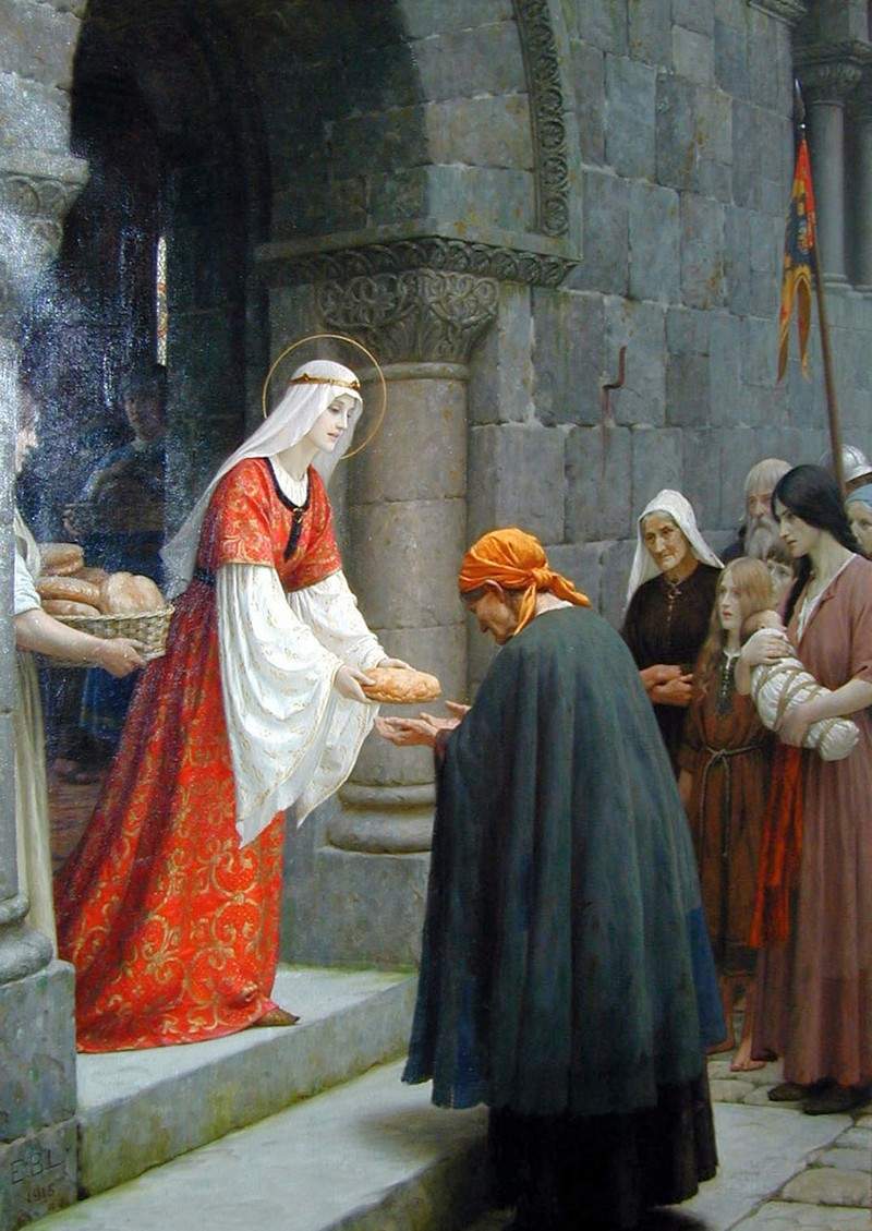 Charity of St. Elizabeth of Hungary — Фредерик Лейтон