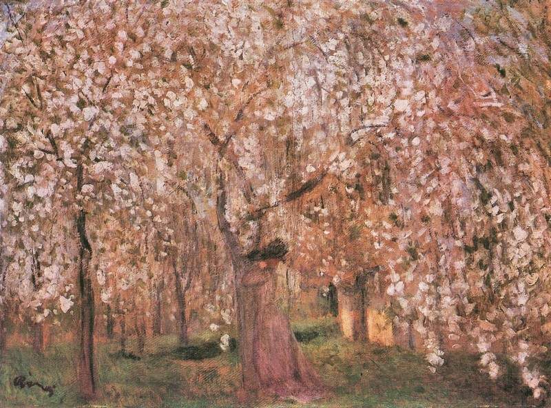 Cherry tree blossoms — Йожеф Рипль-Ронаи