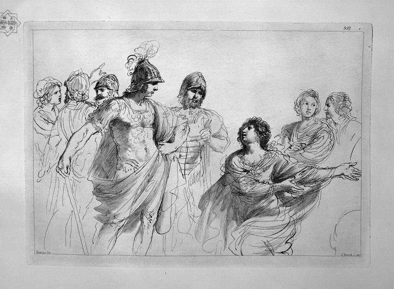 Women and warriors, by Guercino — Джованни Баттиста Пиранези