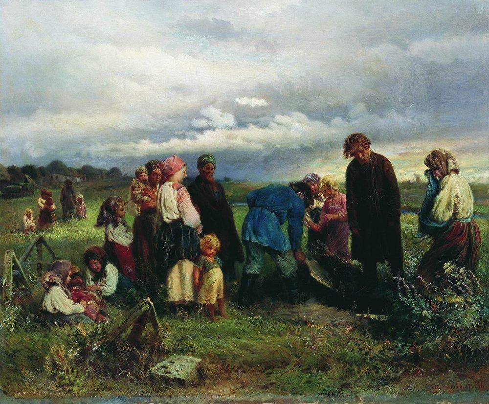 Похороны ребенка — Константин Маковский