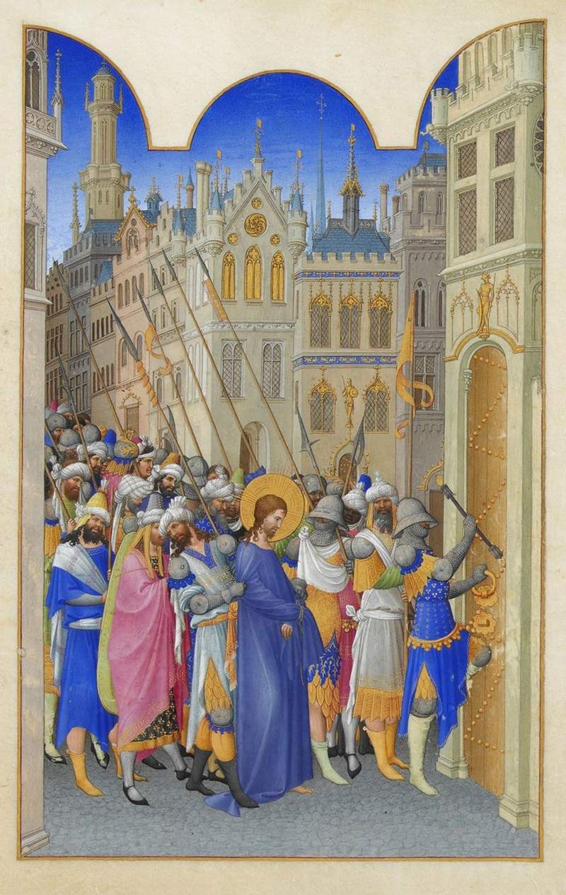 Christ Led to the Praetorium — Братья Лимбург
