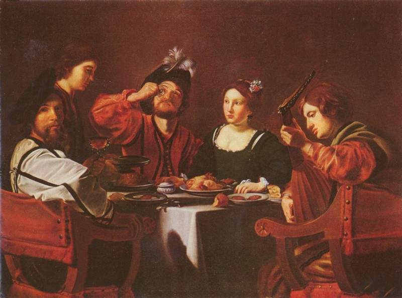 Company at the table — Николя Турнье