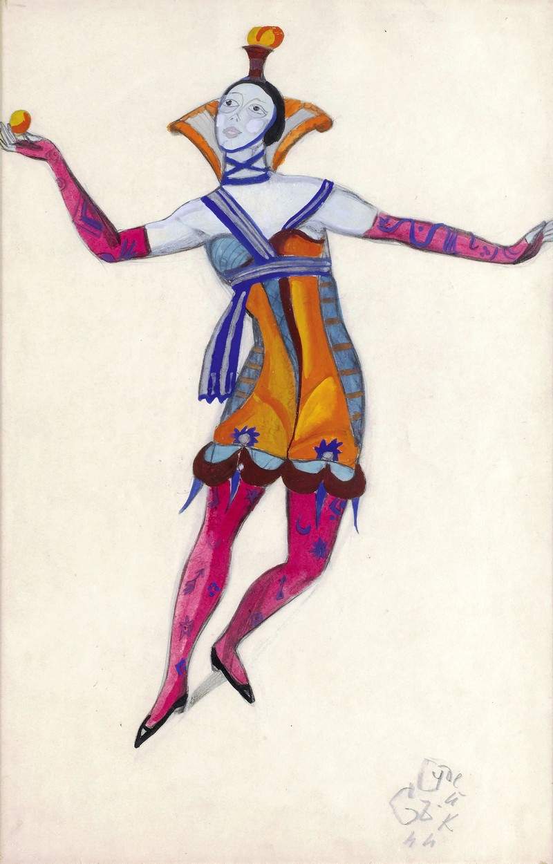 Costume design for ‘Venetian madmen’ — Colombina — Сергей Судейкин