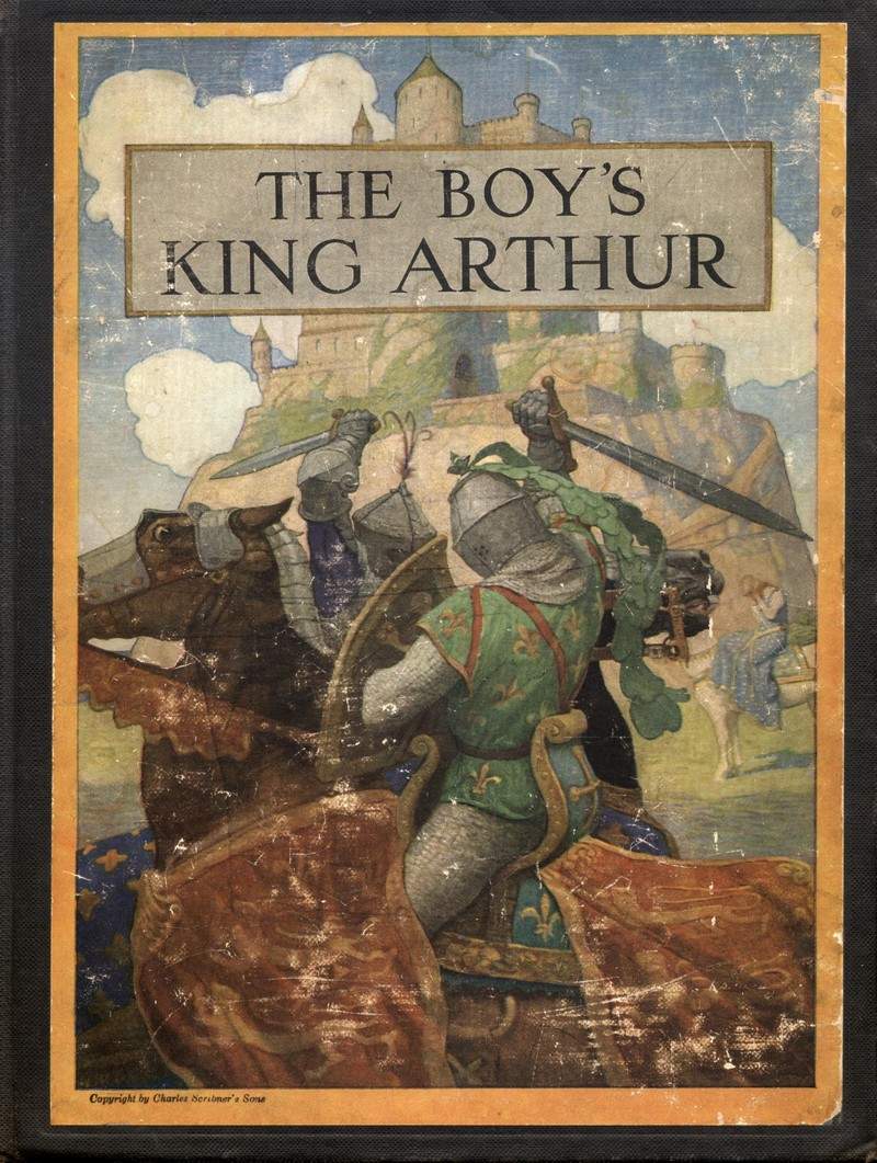 Cover of The Boy’s King Arthur — Ньюэлл Конверс Уайет