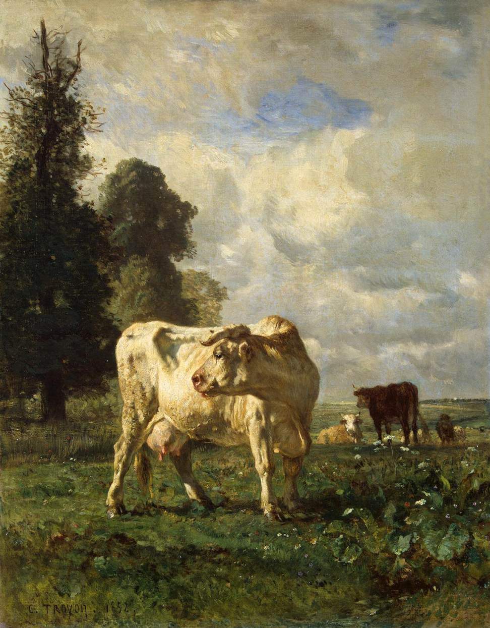 Cows in the Field — Констан Труайон