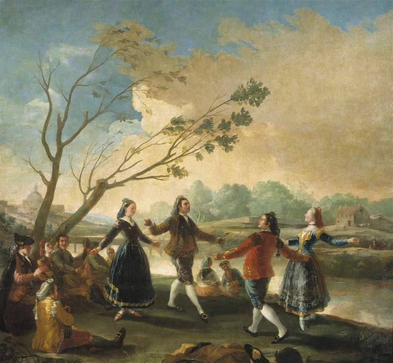 Dance of the Majos at the Banks of Manzanares — Франсиско де Гойя
