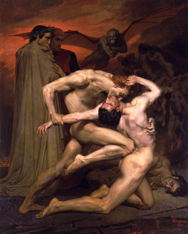 Dante and Virgil in Hell — Вильям Адольф Бугро