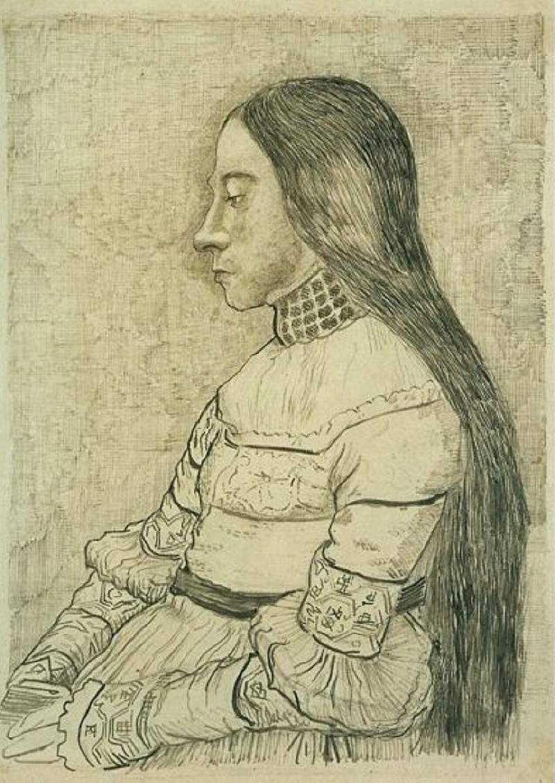 Daughter of Jacob Meyer — Винсент Ван Гог