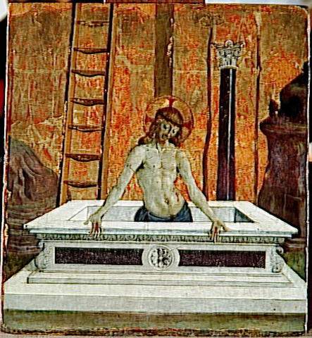 Христос во гробе — Пьетро Перуджино