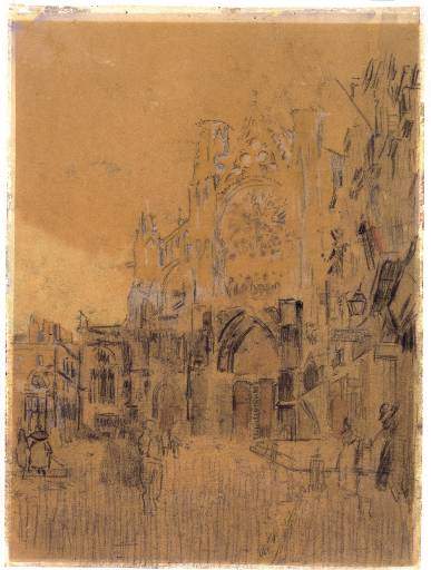 Dieppe, Study No. 2, Facade of St. Jacques — Уолтер Сикерт