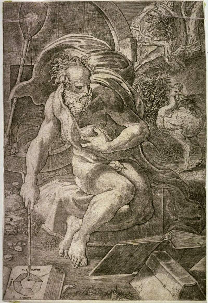 Diogenes — Пармиджанино