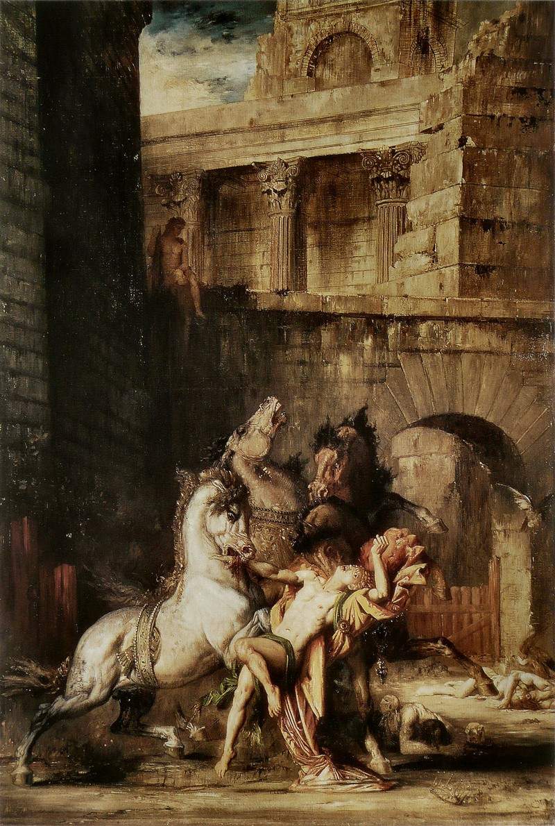 Diomedes Being Eaten by his Horses — Гюстав Моро