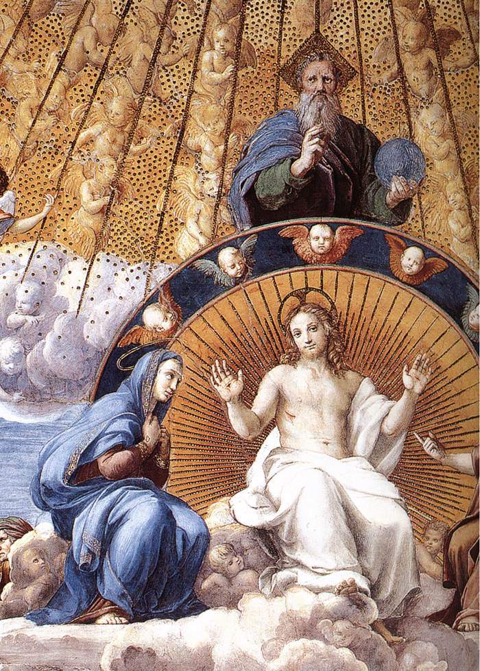 Disputation of the Holy Sacrament (detail) — Рафаэль Санти