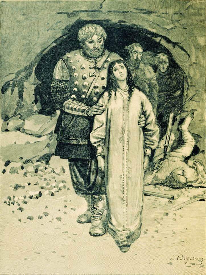 Dobrynya Nikitich. Illustration for the book ‘Russian epic heroes’ — Андрей Рябушкин