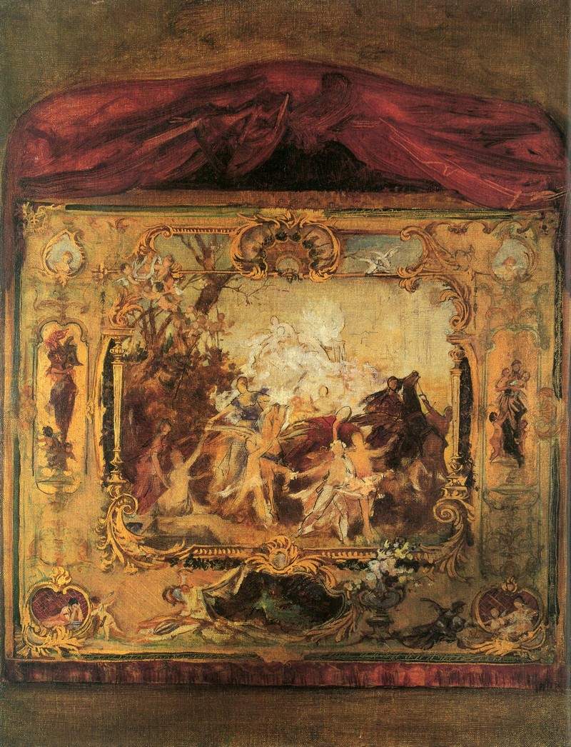 Draft of a theater curtain — Густав Климт