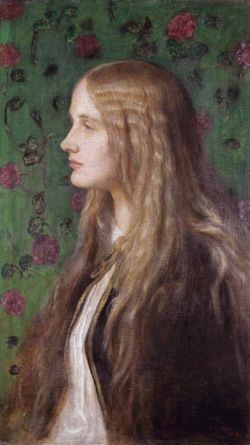 Edith Villiers, later Countess of Lytton — Джордж Фредерик Уоттс