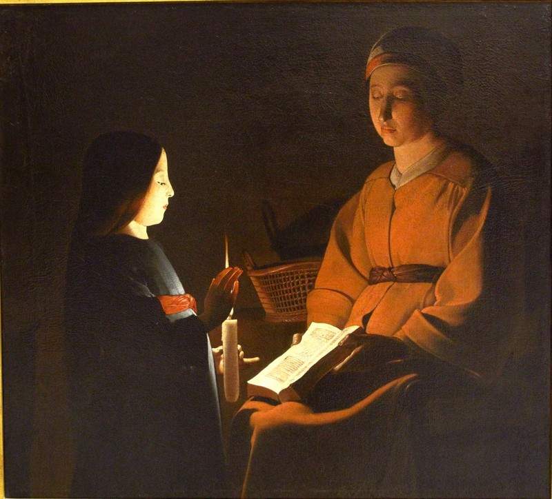 Education of the Virgin — Жорж де Латур