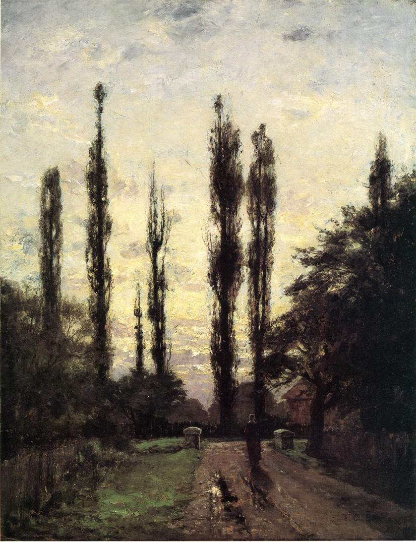 Evening, Poplars — Теодор Клемент Стил