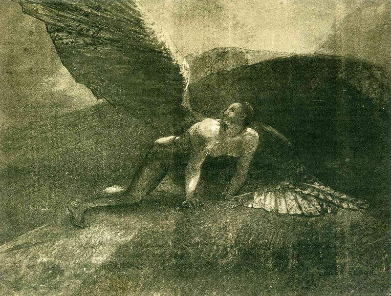 Fallen Angel — Одилон Редон