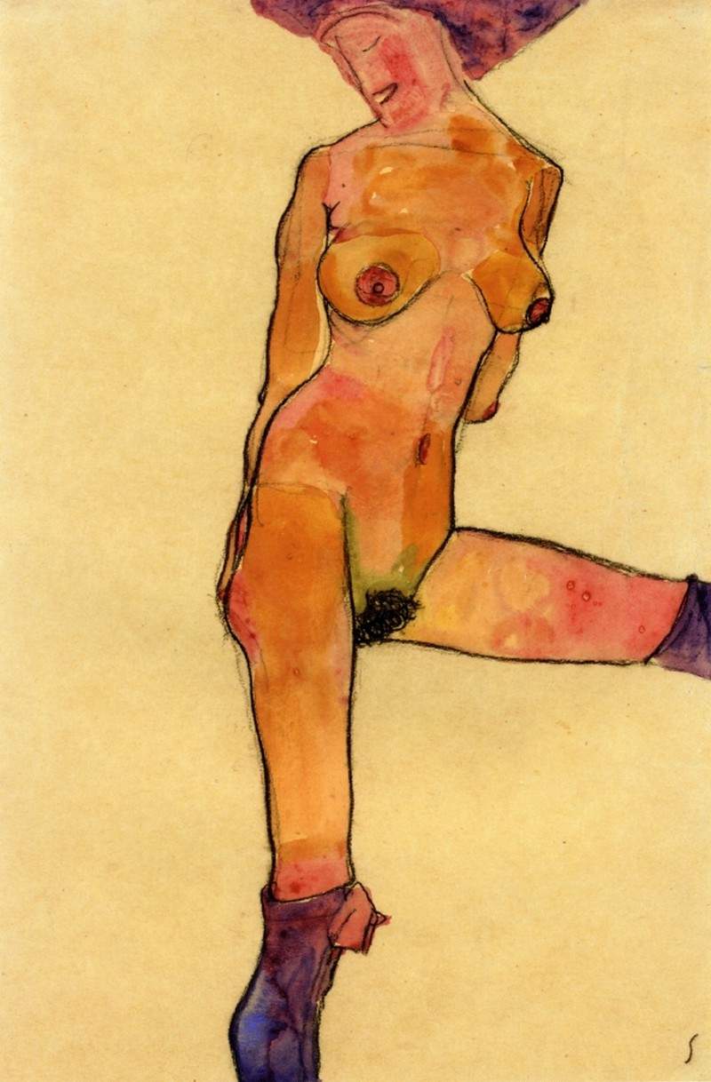 Female Nude — Эгон Шиле