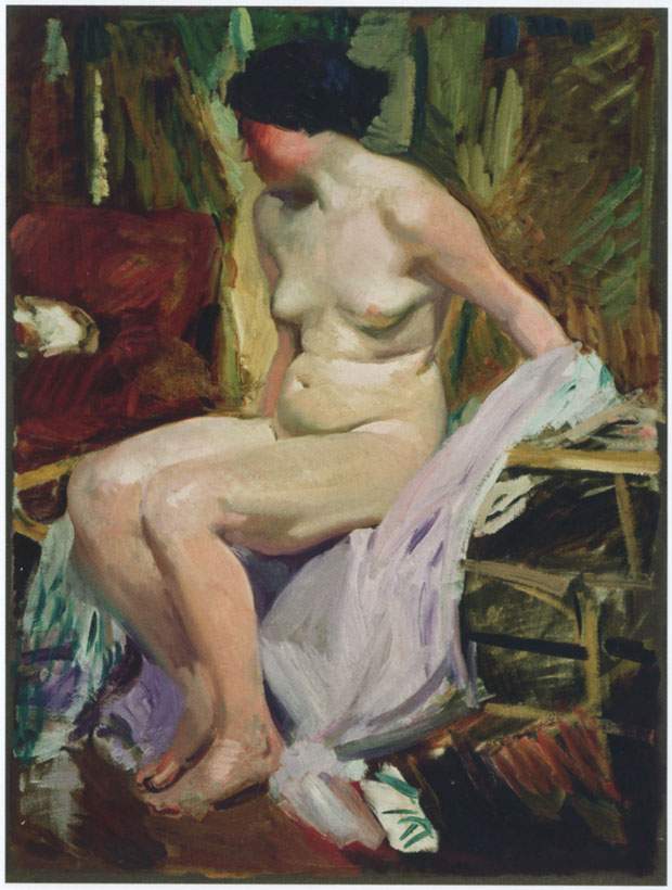 Female nude — Хоакин Соролья