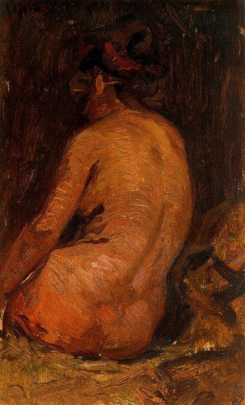 Female nude from back — Пабло Пикассо