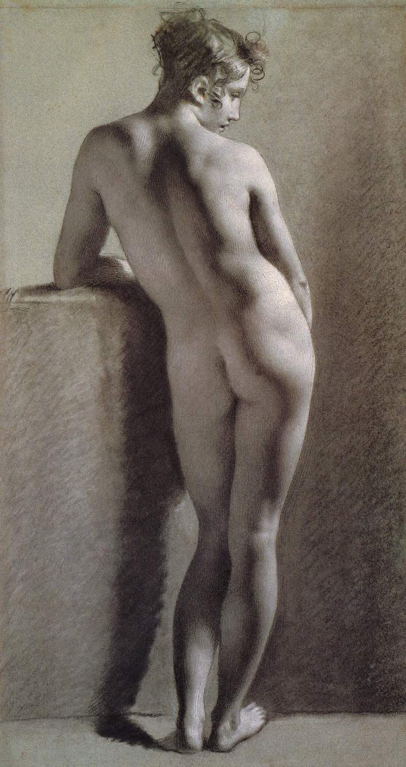 Female Nude from Behind — Пьер Поль Прюдон